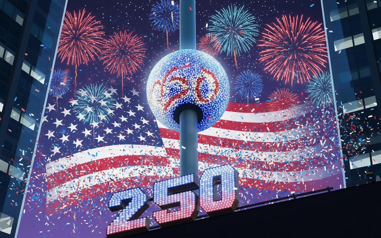 '별자리 구슬'이 새해 전야에 타임스퀘어를 밝힌다