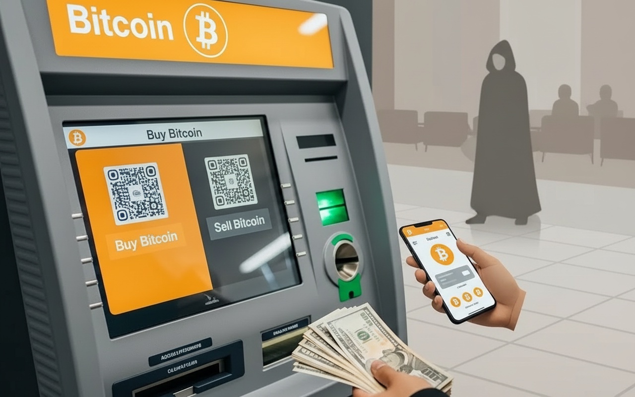 미국인, 2025년 비트코인 ATM 사기로 3천3백만 달러 손실