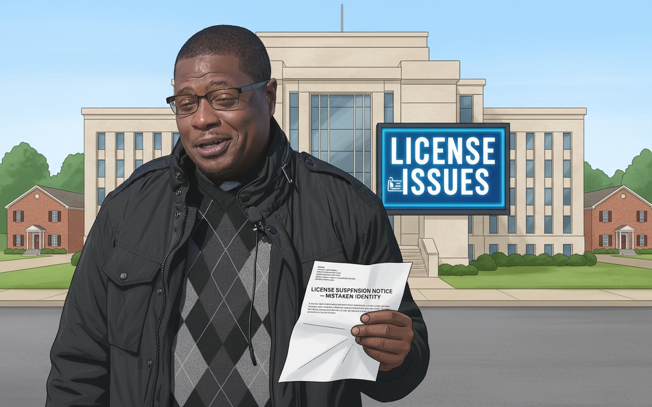 이름과 생년월일이 일치하여 면허가 취소된 사건