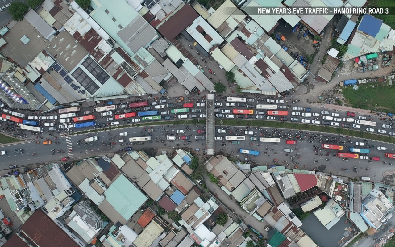 하노이와 호치민시, 4일간의 연휴 앞두고 교통 혼잡