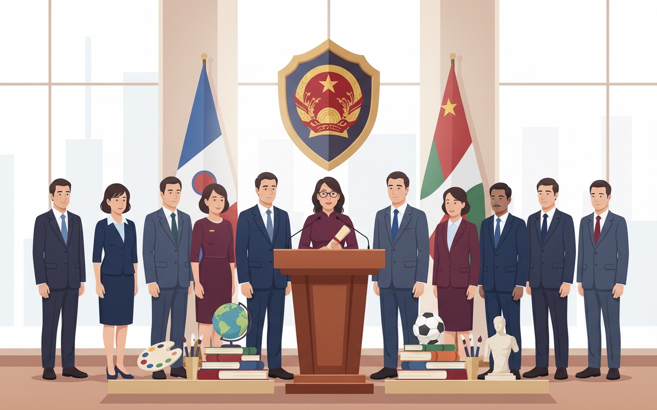 중앙당 부비서장, 문화체육관광부 차관으로 임명