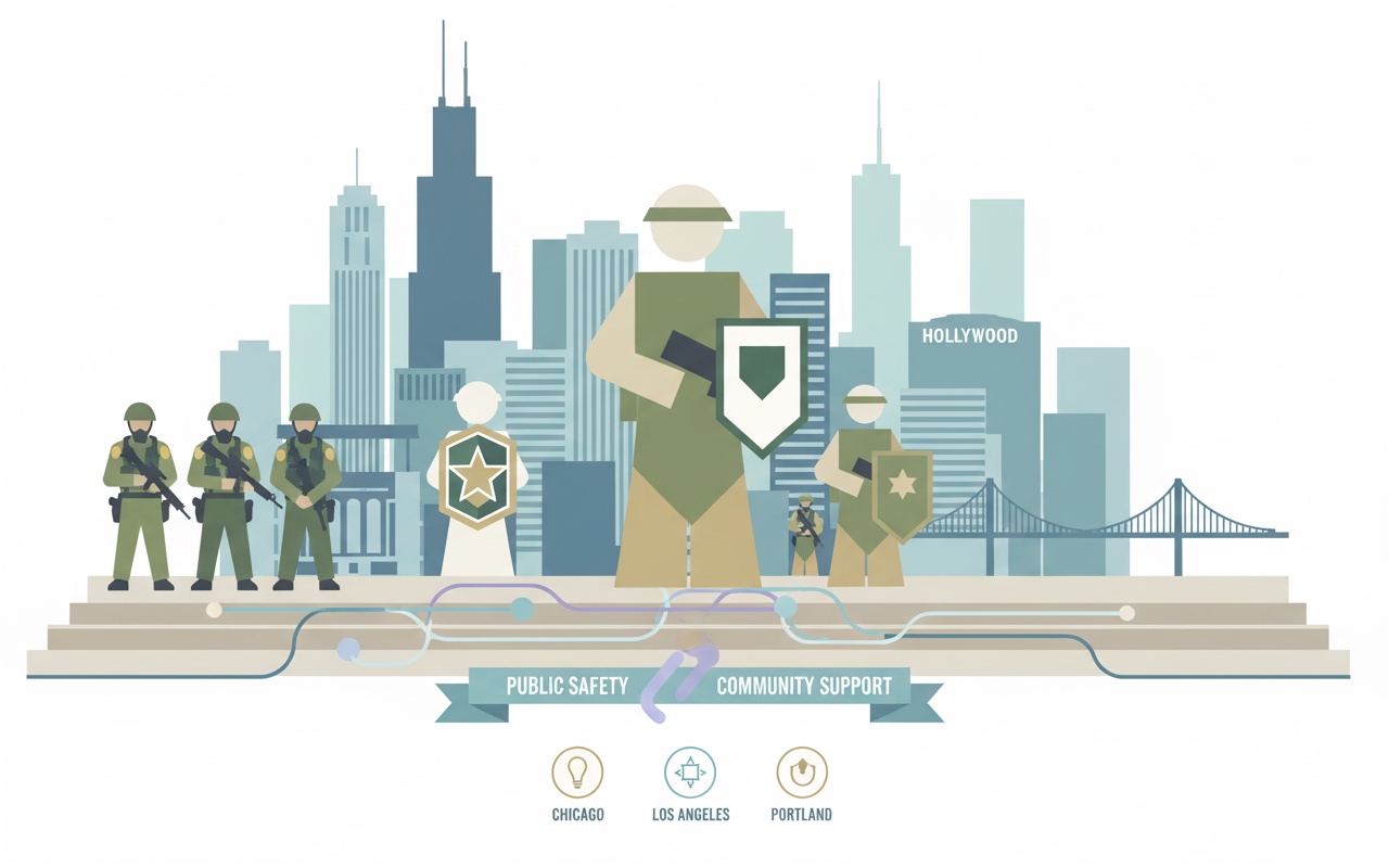 트럼프 대통령, 미국 여러 도시에서 국가 방위군 철수 발표