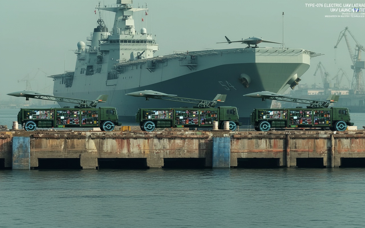 중국의 '전기 추진 발사대 장착 트럭' 사진 공개