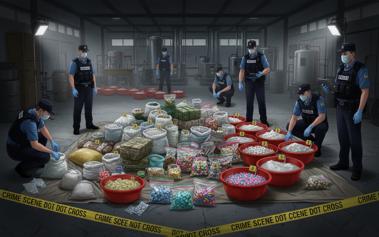 2025년, 5건의 대규모 마약 밀매 사건 적발