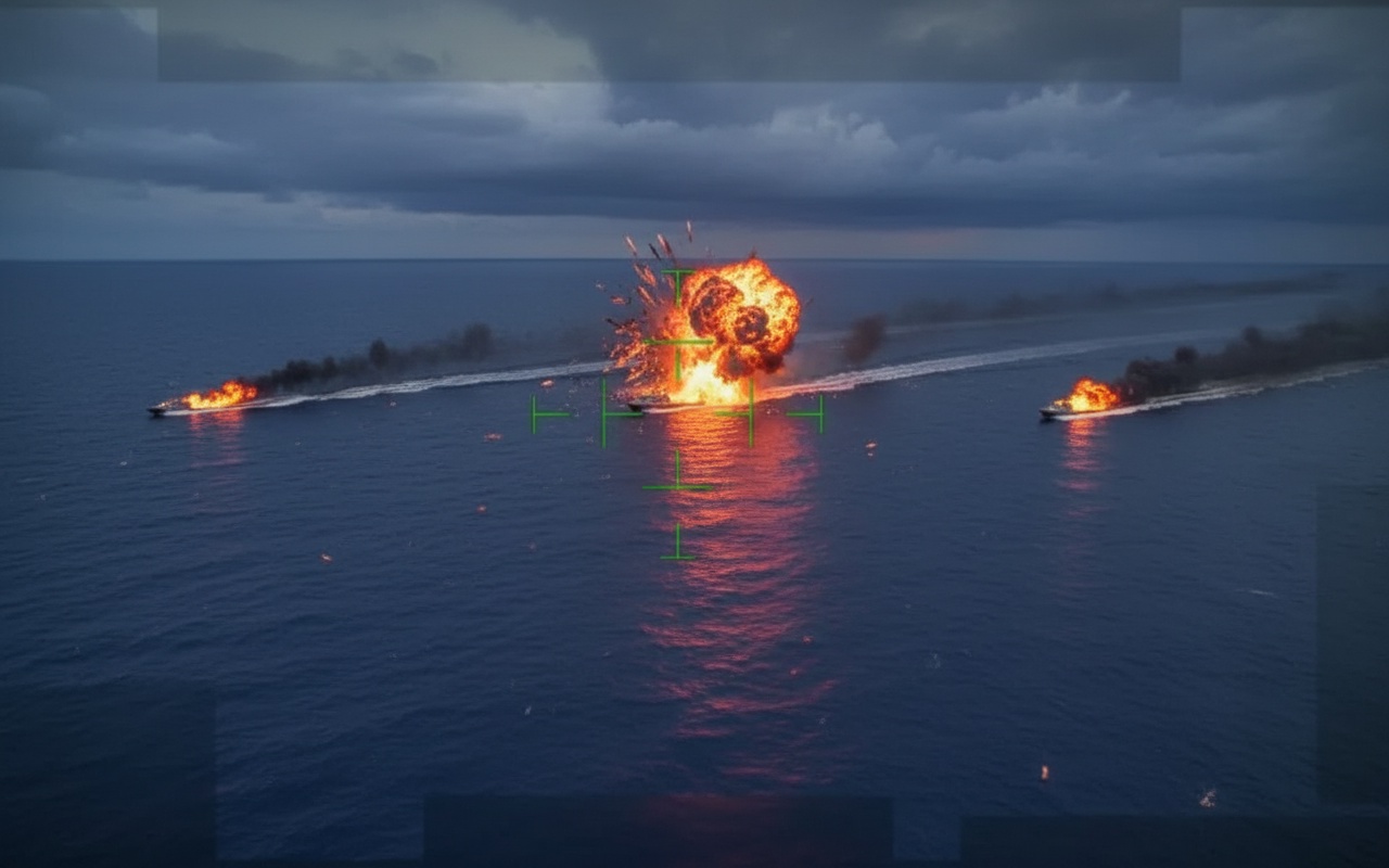 미국, 처음으로 '마약 밀수 배'에 공습