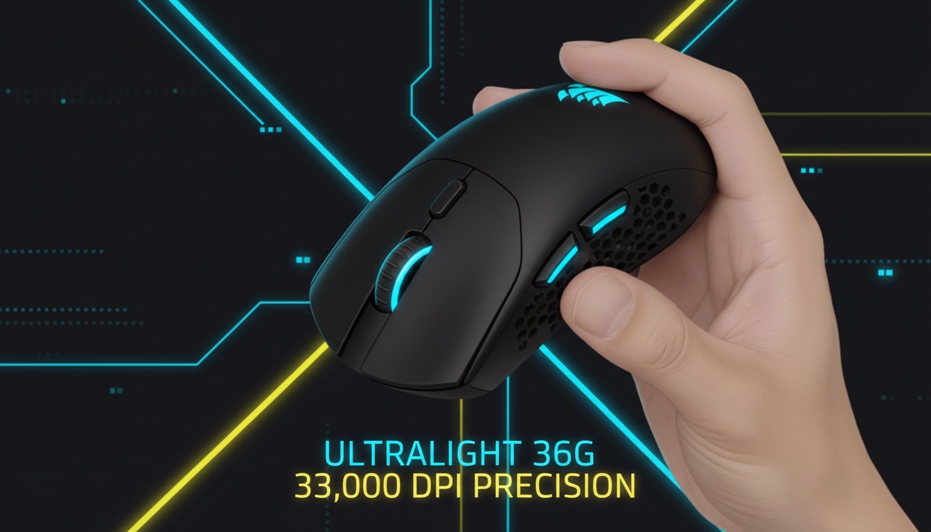 게임을 위한 초경량 마우스, 가격은 300만 동에 가까워