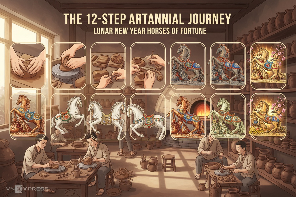 2026년 새해맞이 말 인형 제작에 100시간 소요