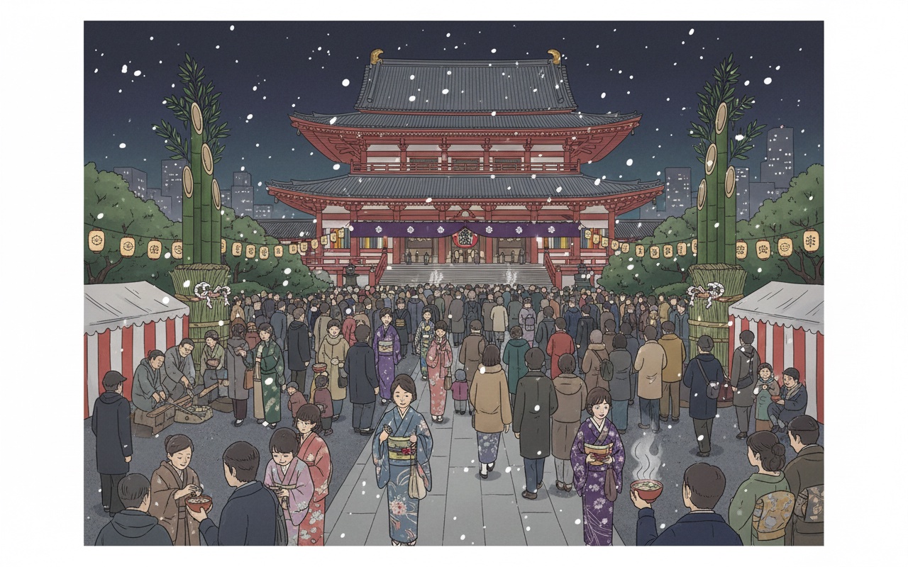 일본인의 새해 맞이 방법, 150년 만에 전통을 잃지 않다