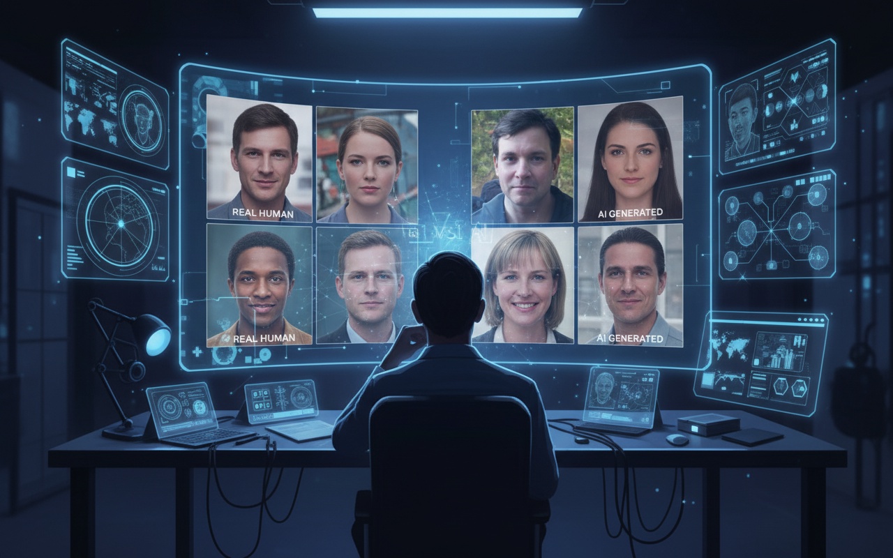 AI가 생성한 얼굴을 구별하기 위해 훈련이 필요할 수 있다