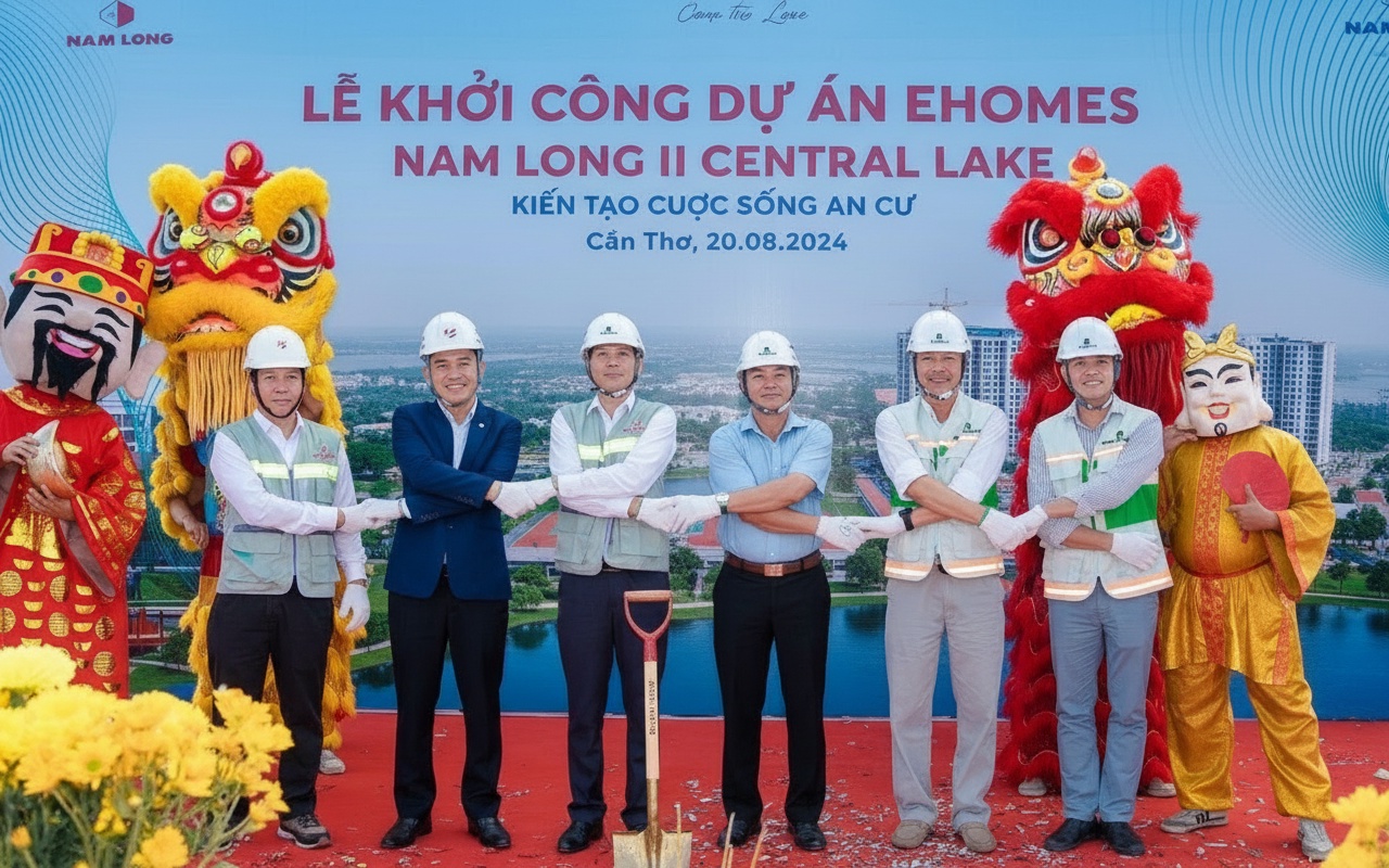 남롱, 깐터에서 600채 이상의 사회주택 기공식 개최