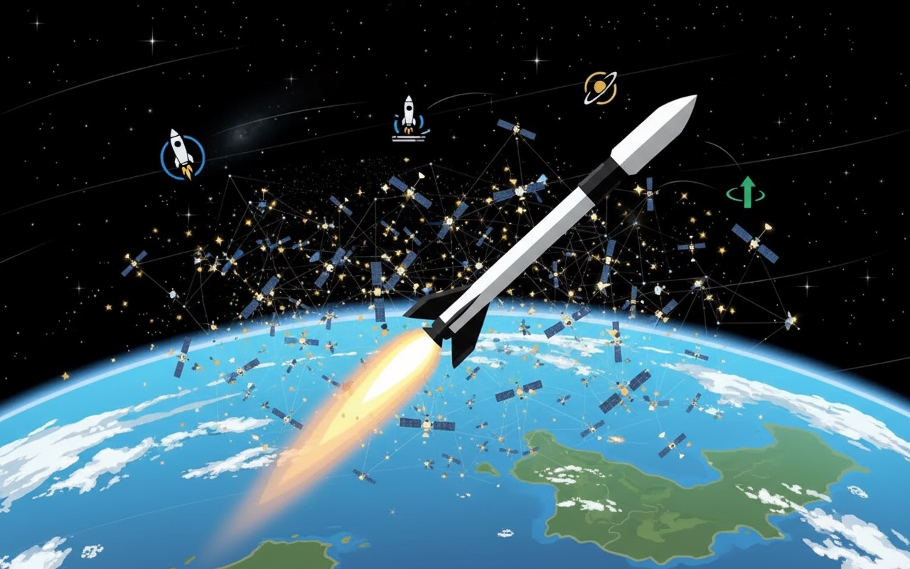 스페이스X, 2025년 165회 궤도 발사 기록 세워