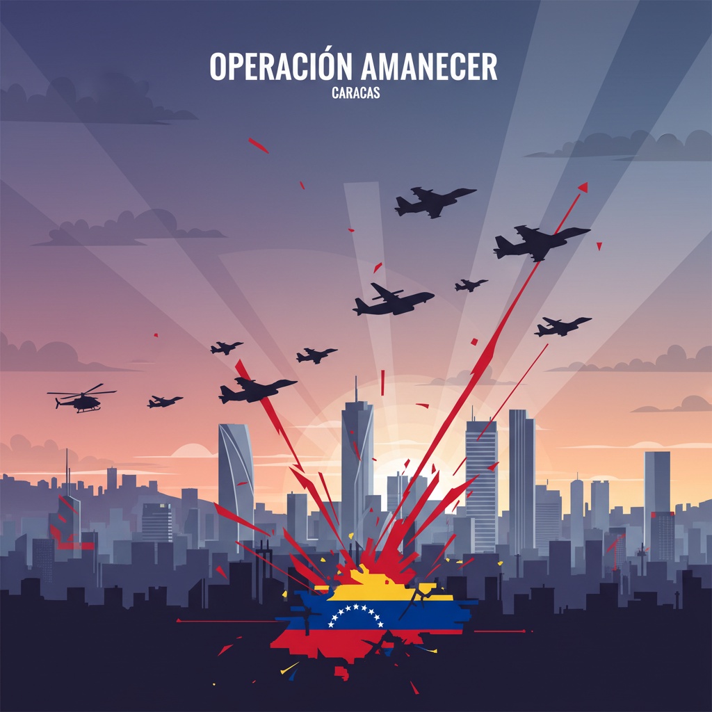 미국, 베네수엘라에 군사 공격 감행하며 마두로 대통령 체포 선언