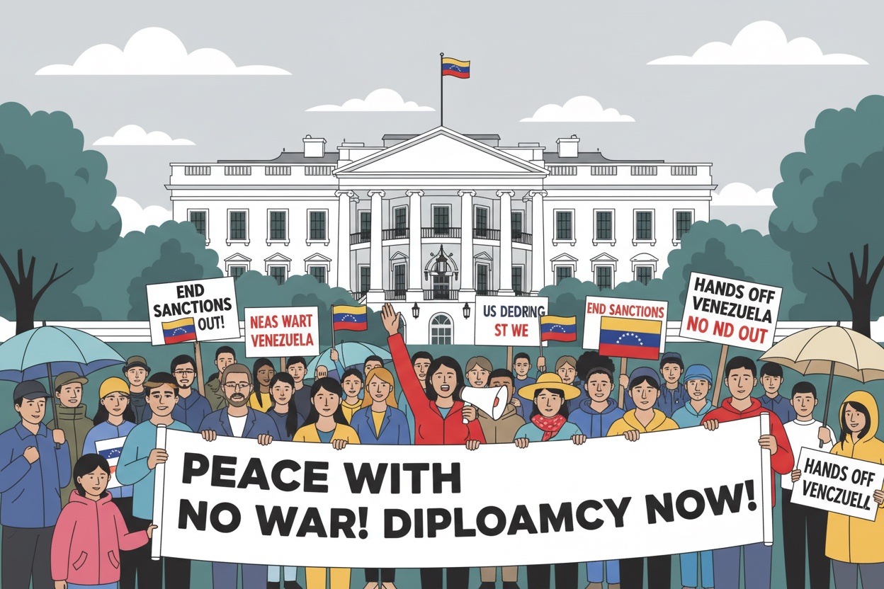 미국 전역에서 베네수엘라 대통령 체포 반대 시위 발생