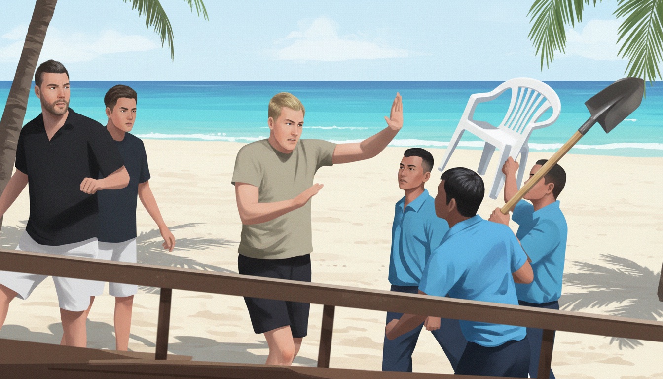 나트랑에서 외국인 관광객을 위협한 괴한들에 대한 조사