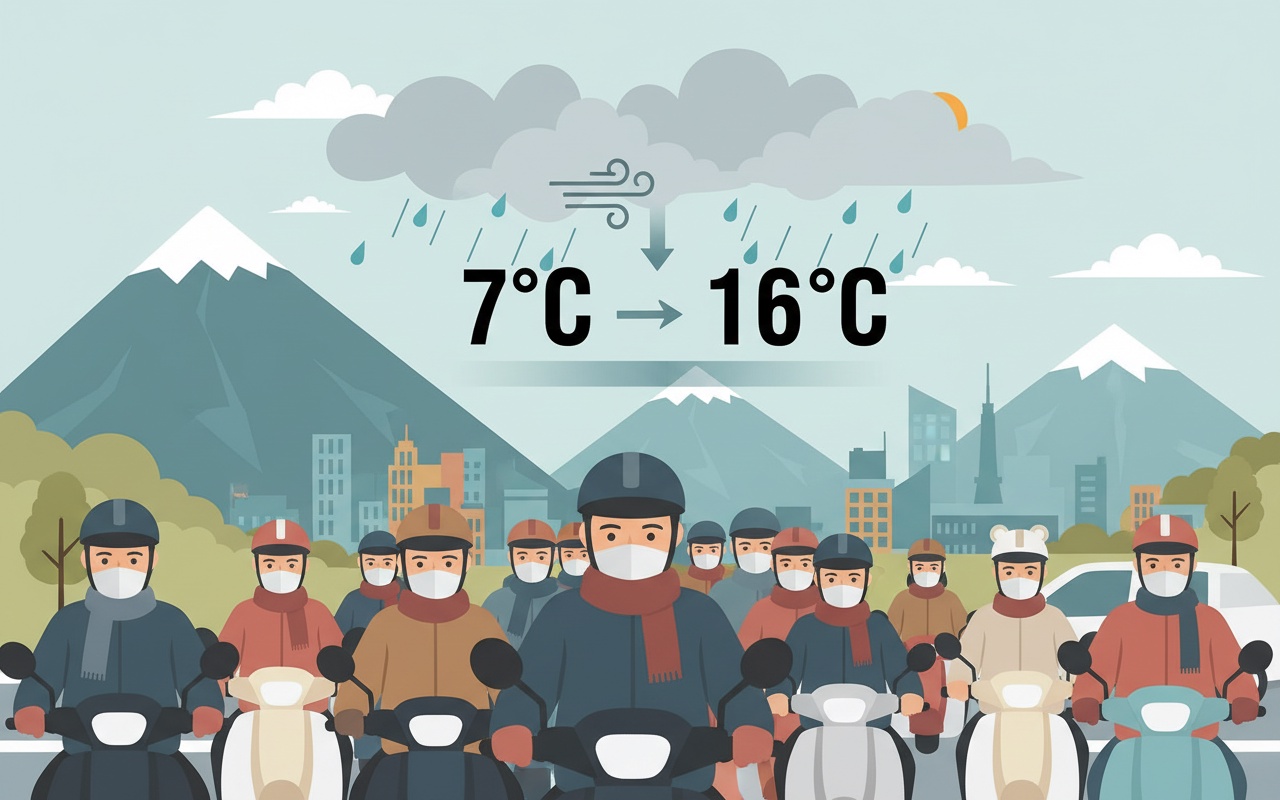 다음 주 북부 지역에 강한 찬 공기가 도래