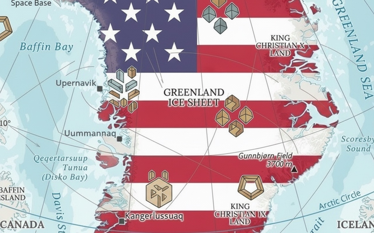 미국 고위 공직자의 아내, 그린란드에 미국 국기가 덮인 사진을 게시하며 덴마크의 반발