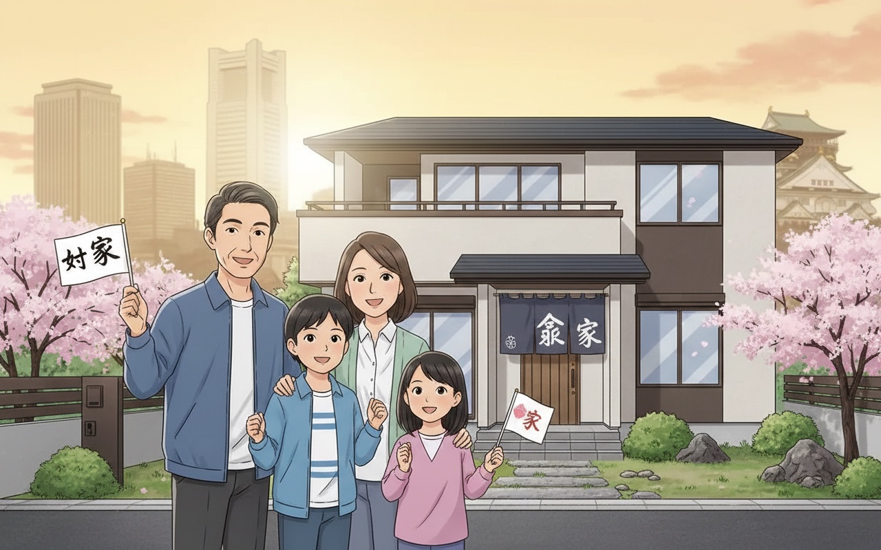 일본과 한국에서 집을 구매한 외국인 노동자들