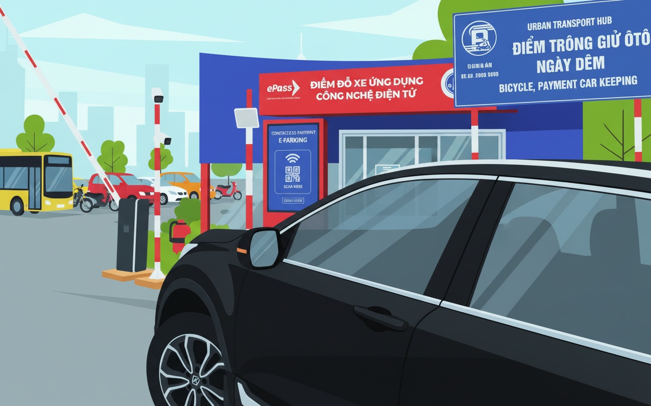 도시 주차장에서 자동 요금 징수 시행 예정