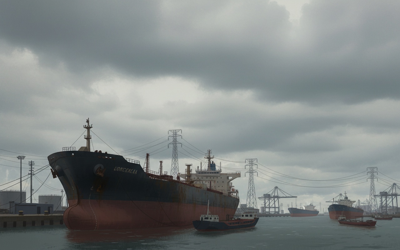 베네수엘라의 석유 수출 중단