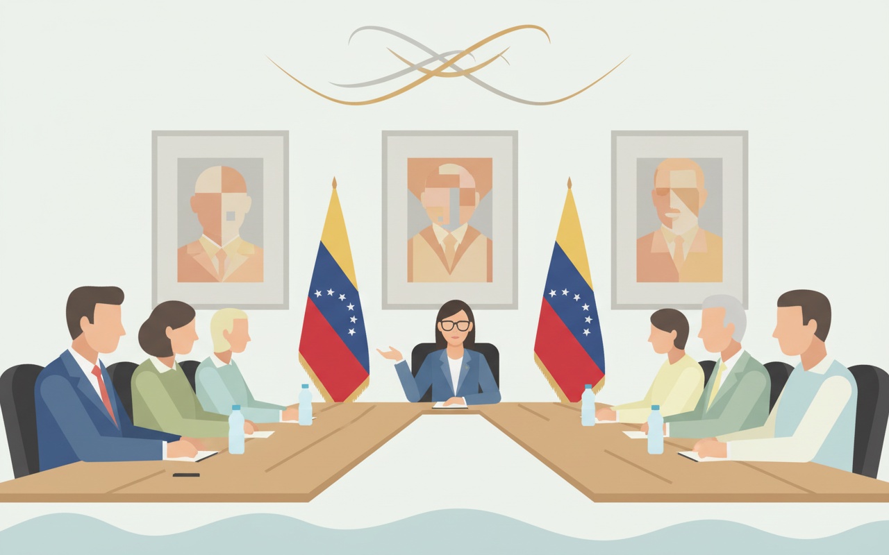 베네수엘라의 임시 대통령, 미국과의 '협력 발전' 의지 표명