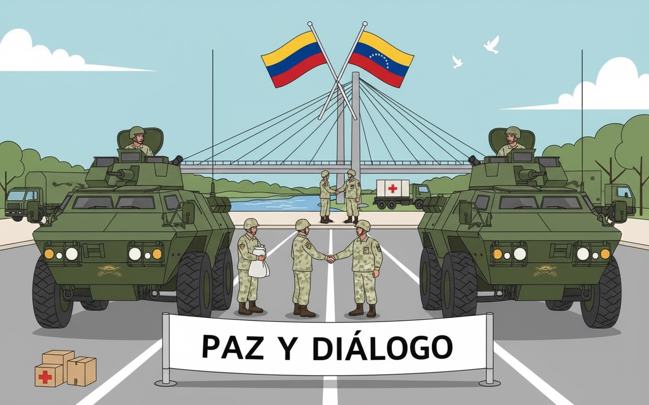 콜롬비아, 베네수엘라 국경에 군대 배치