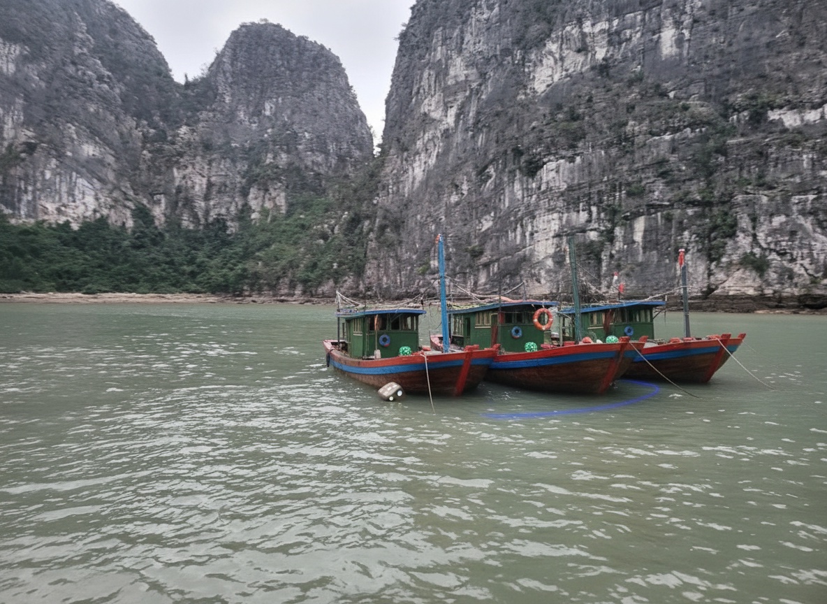 71세 노인, 하롱베이에서 이동 도박판 운영