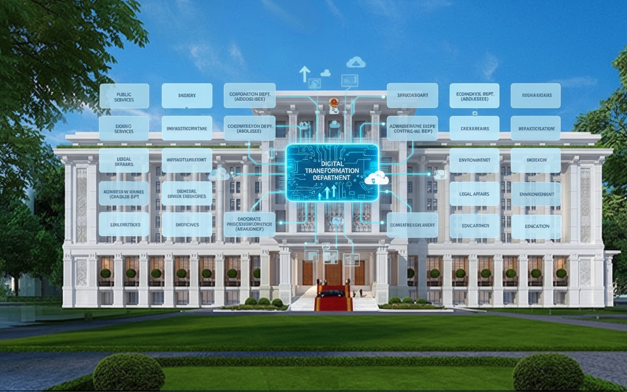 정부청사, 17개 부서로 개편