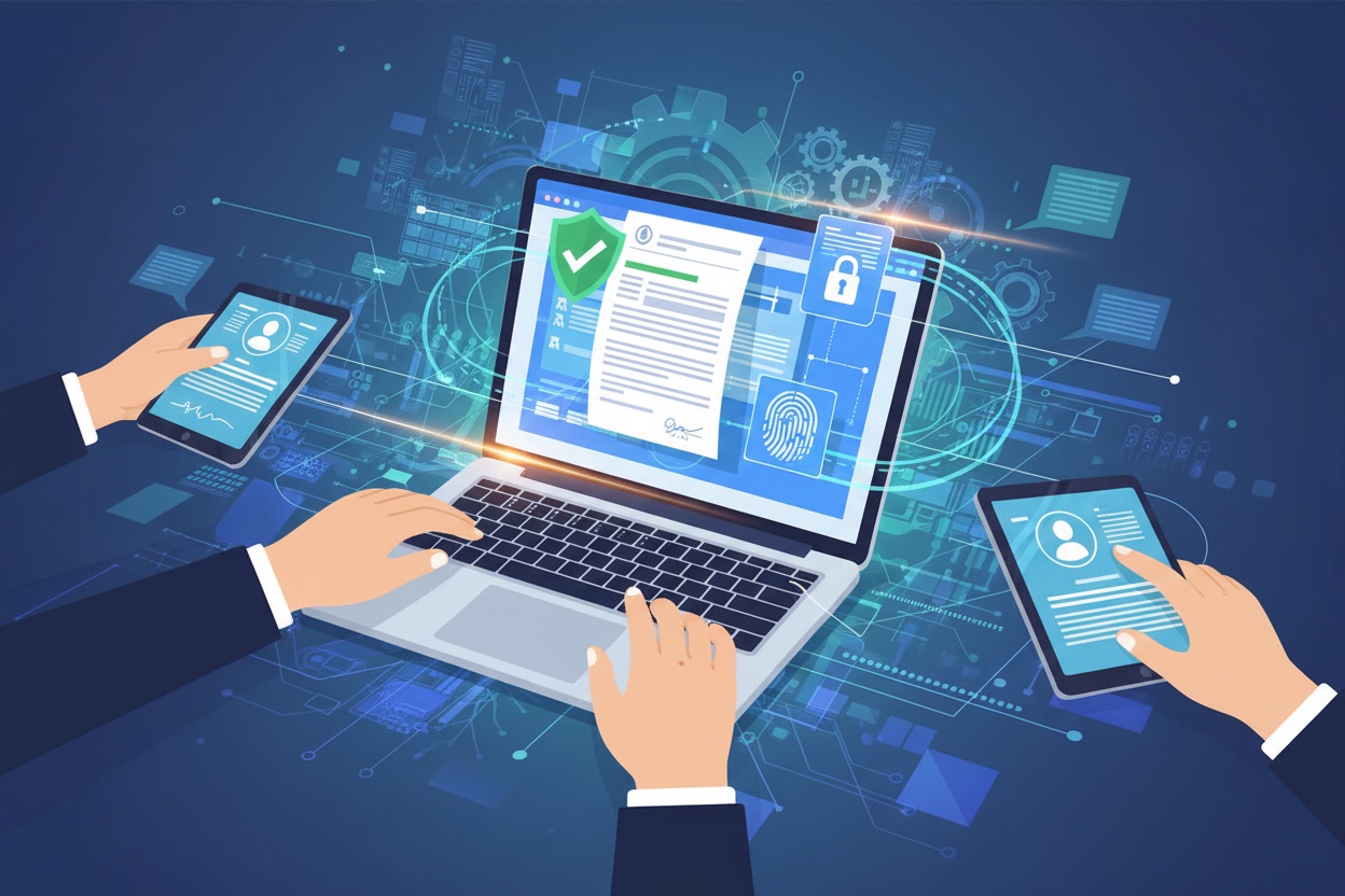 전자 근로 계약서, 7월 1일부터 ID 부여