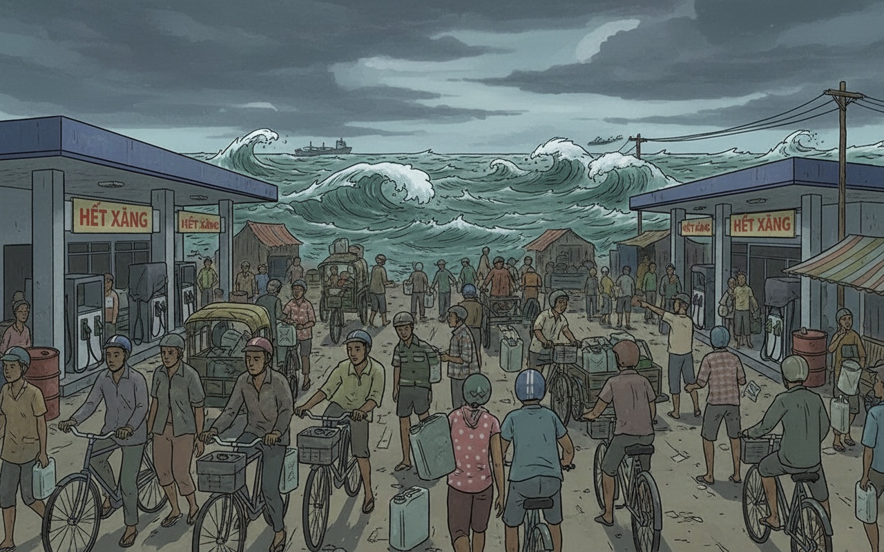 푸꾸옥 섬, 기름 고갈 사태 발생