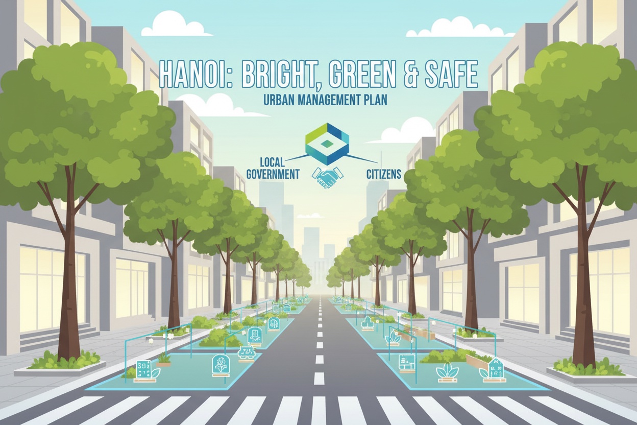 하노이, 231개의 불법 노점 상점 정비 계획 발표