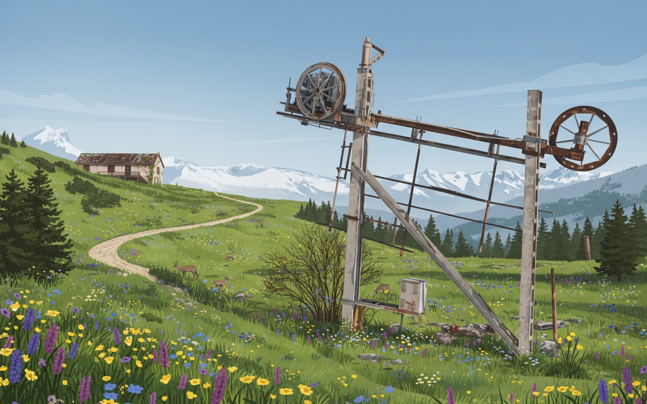 수백 개 스키 리조트가 기후 변화로 '유령 리조트'로 전락하다