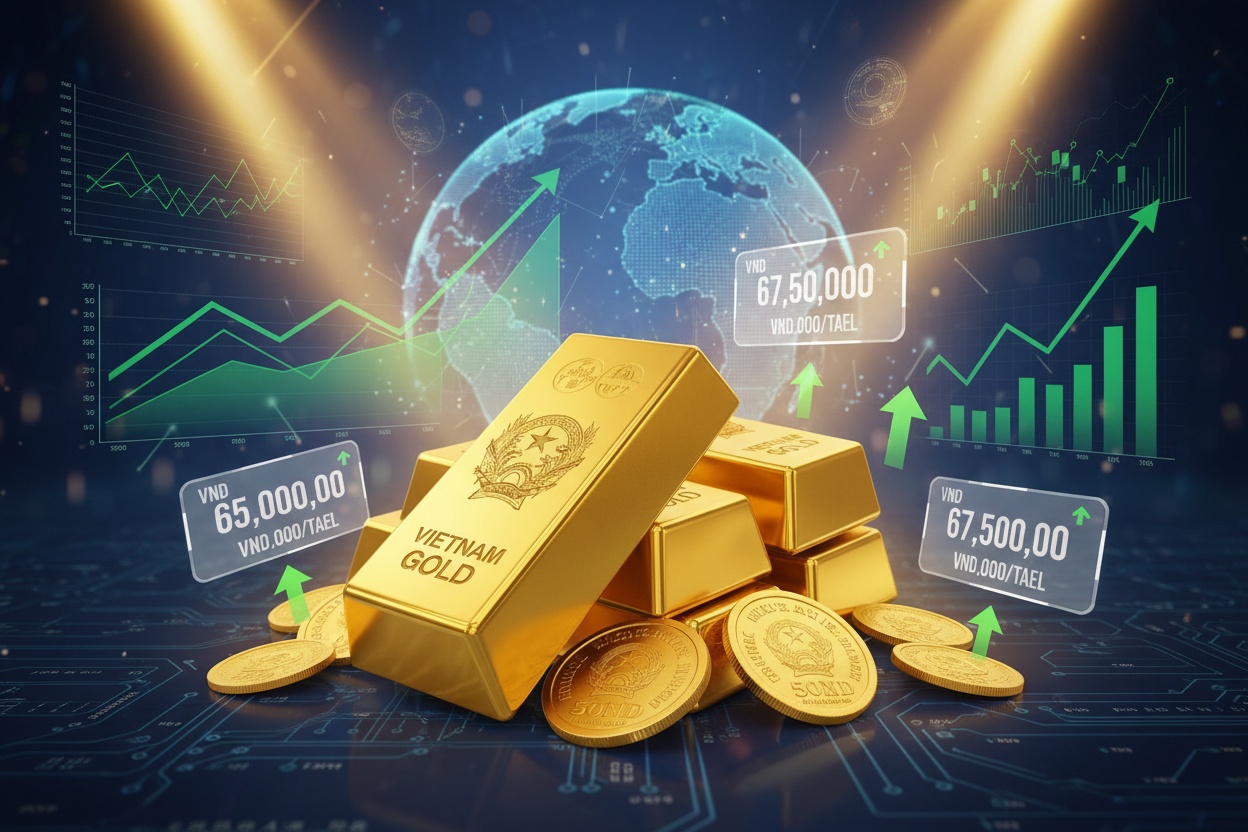 금값, 거의 100만 동 상승