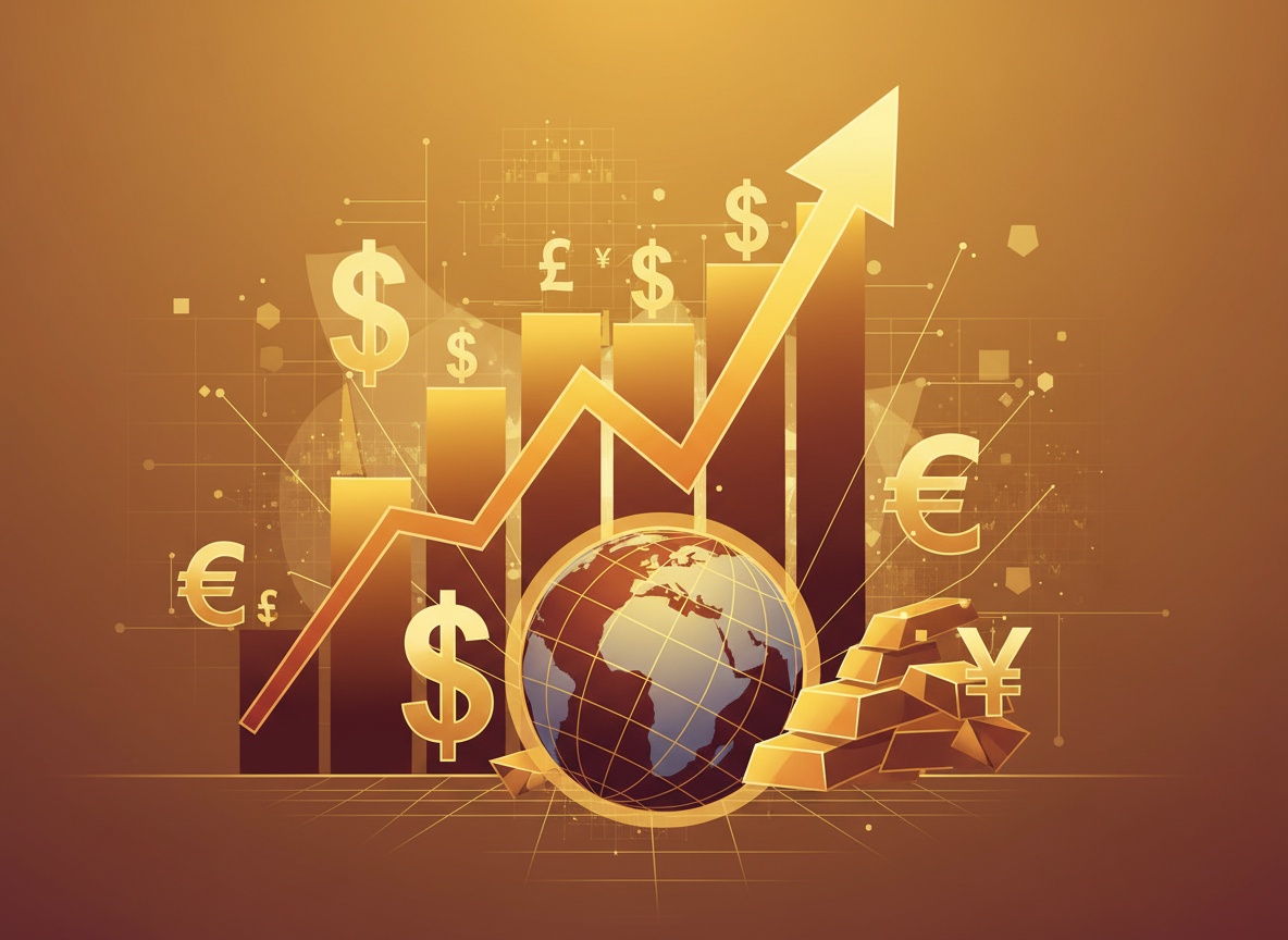 세계 금 값 100달러 이상 상승, 미국 증시 사상 최고 기록