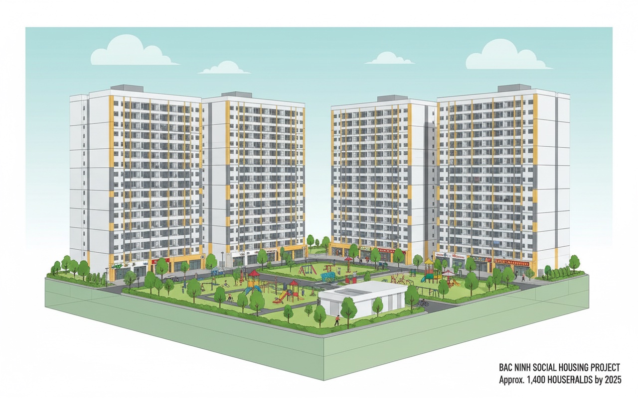 북닌, 사회주택 1,400채 추가 건설