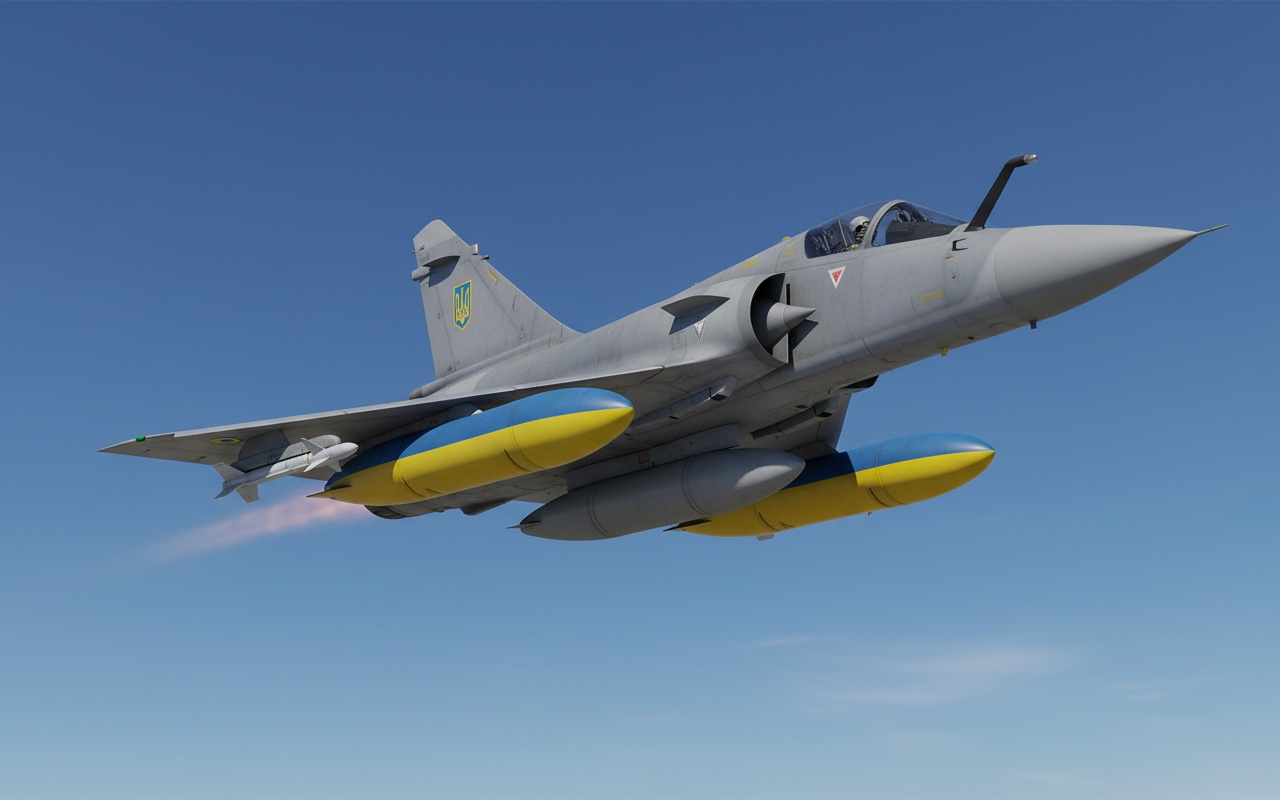 우크라이나 미라주 전투기, 200만 달러 이상의 미사일 장착