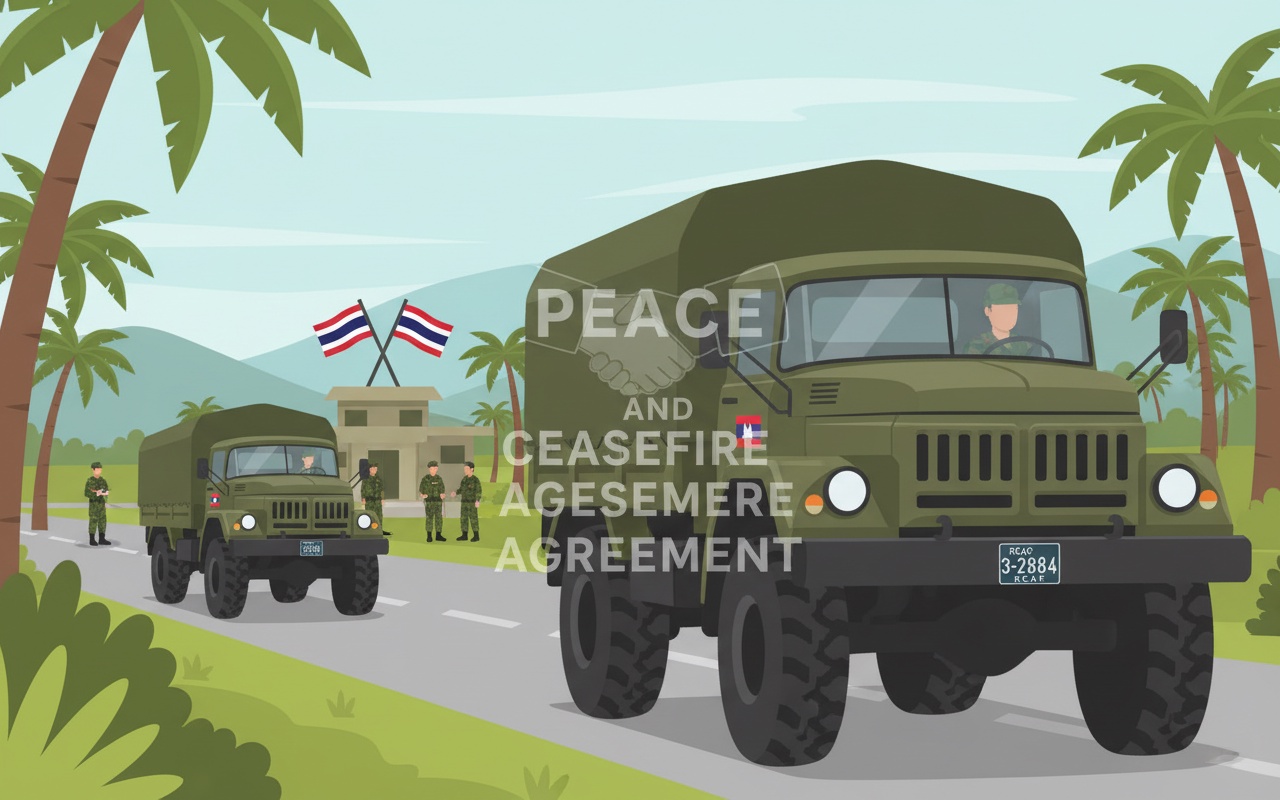 태국 근처 캄보디아 초소에서 폭발, 두 군인 부상