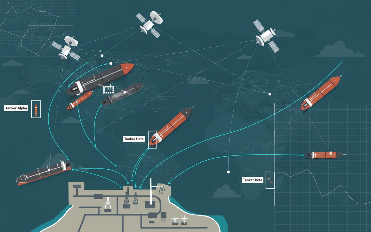 미국의 제재를 받은 유조선들이 베네수엘라를 떠나는 방법을 모색하다