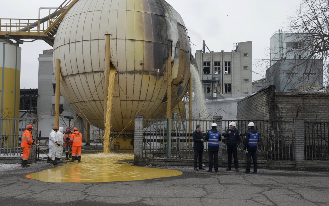 우크라이나, 러시아의 미국 공장 공격을 비난하다