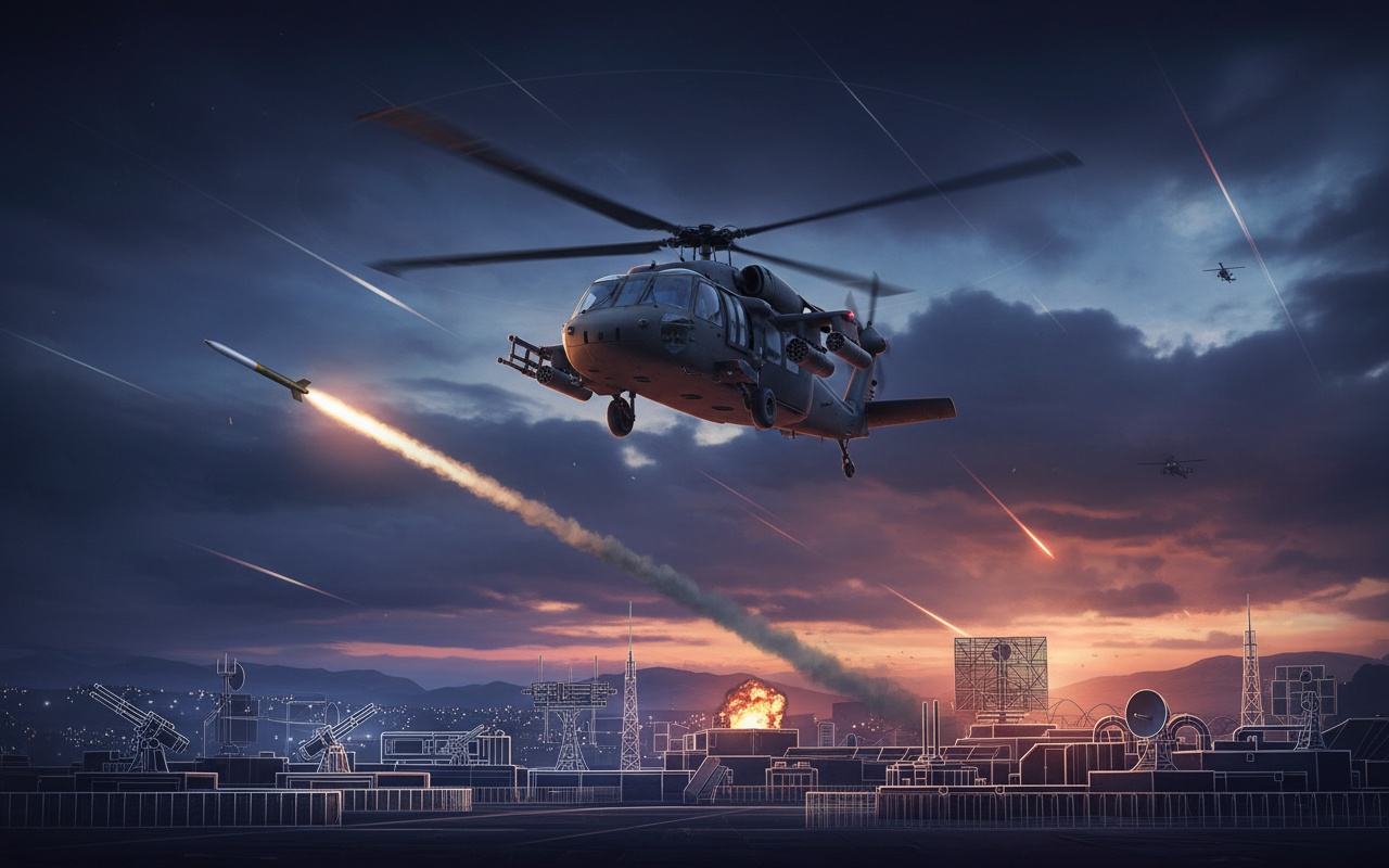 베네수엘라 공중 방어, 미국 헬리콥터를 놓친 순간