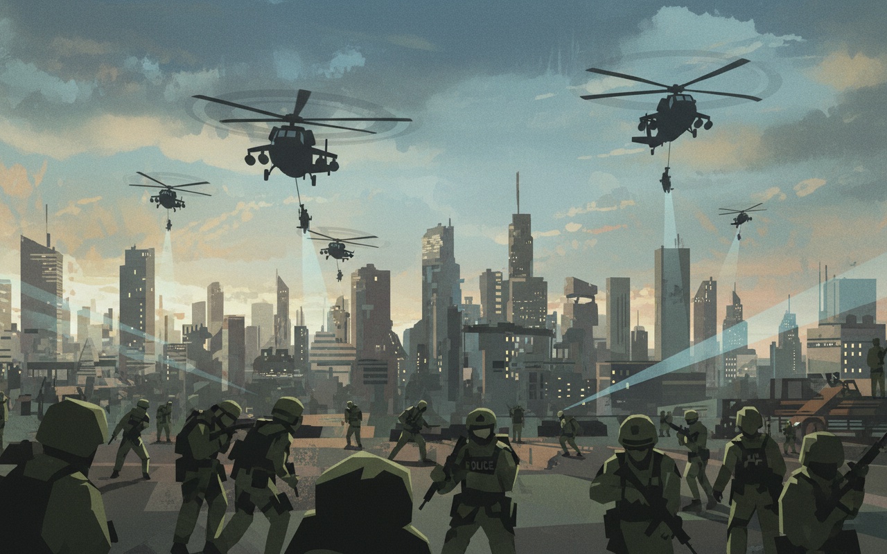 미국, 카라카스에 진입한 병력 수 공개