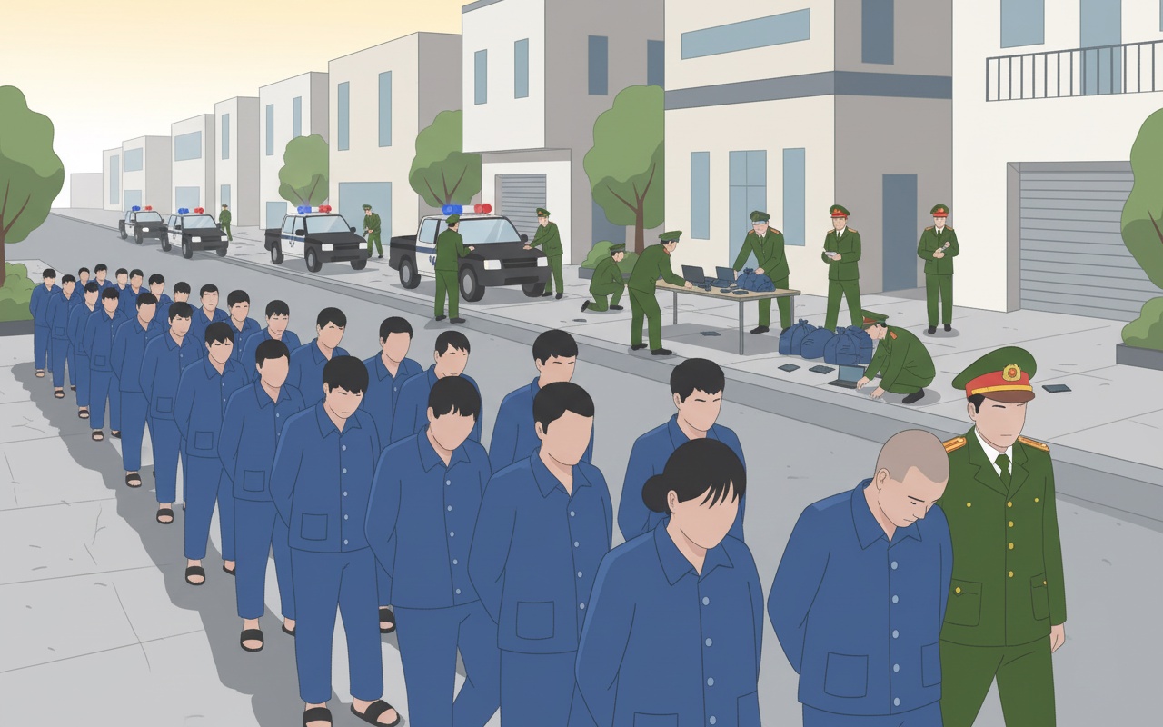 9,300억 원 규모의 사기 및 도박 조직, 경찰에 의해 검거