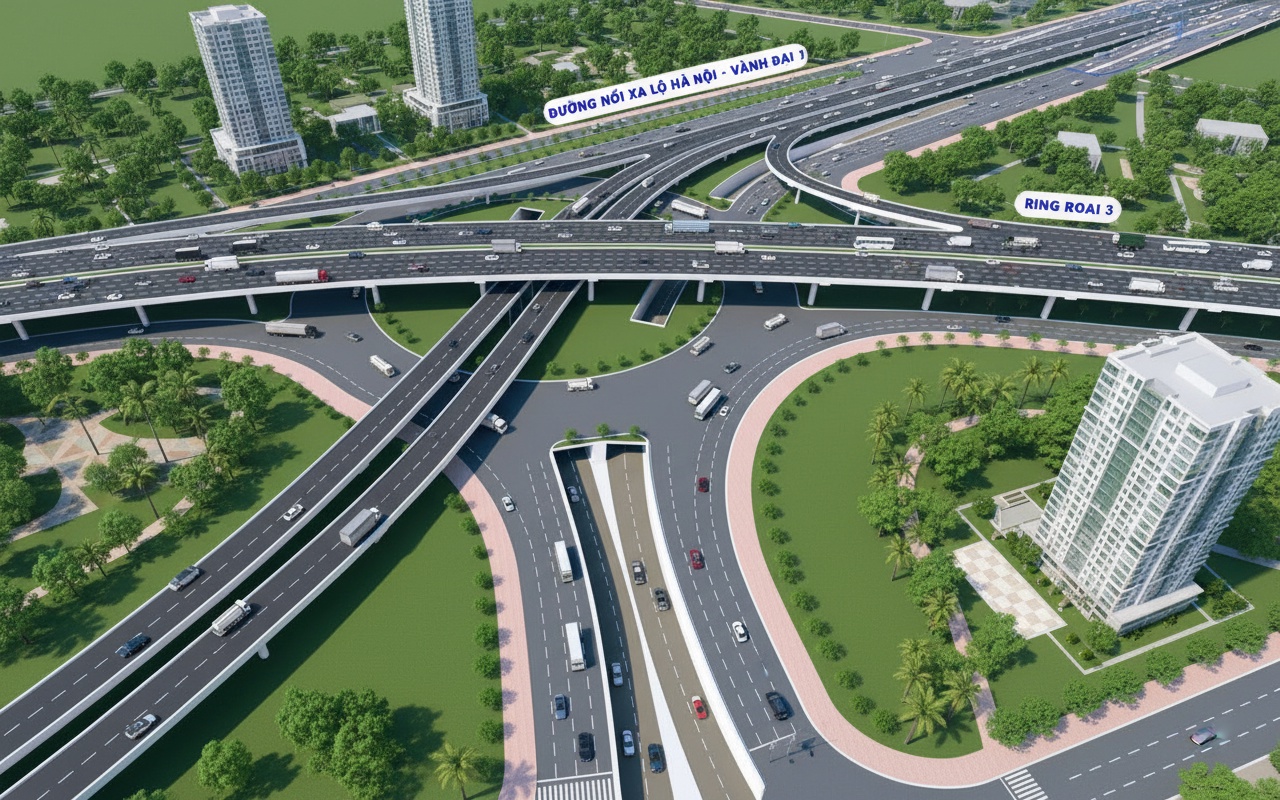 호치민시 동쪽 관문에 4층 교차로 설계 공모